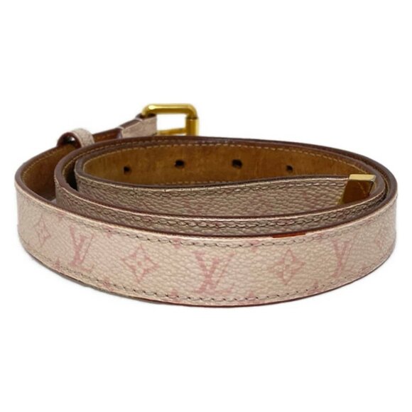 Auth LOUIS VUITTON Ceinture M9273 Rose Monogram Cherry Blossom - LB0033 Belt - Picture 2 of 9